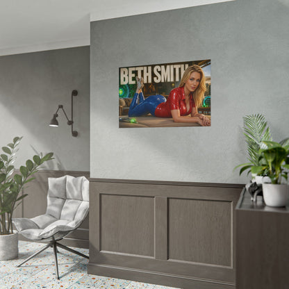 Cartoon Wall Art Beth Smith Rick and Morty Poster Room Decor Character Print