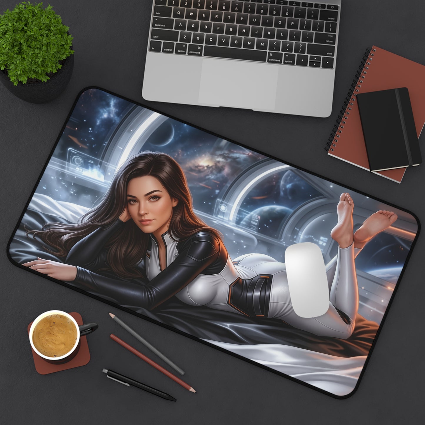 Mass Effect Mouse Pad, Miranda Desk Mat, Gamer Gift XXL