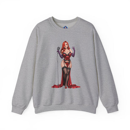 Jessica Rabbit Sweatshirt, klassischer Cartoon-Rundhalsausschnitt, gemütliche Retro-Streetwear für Fans