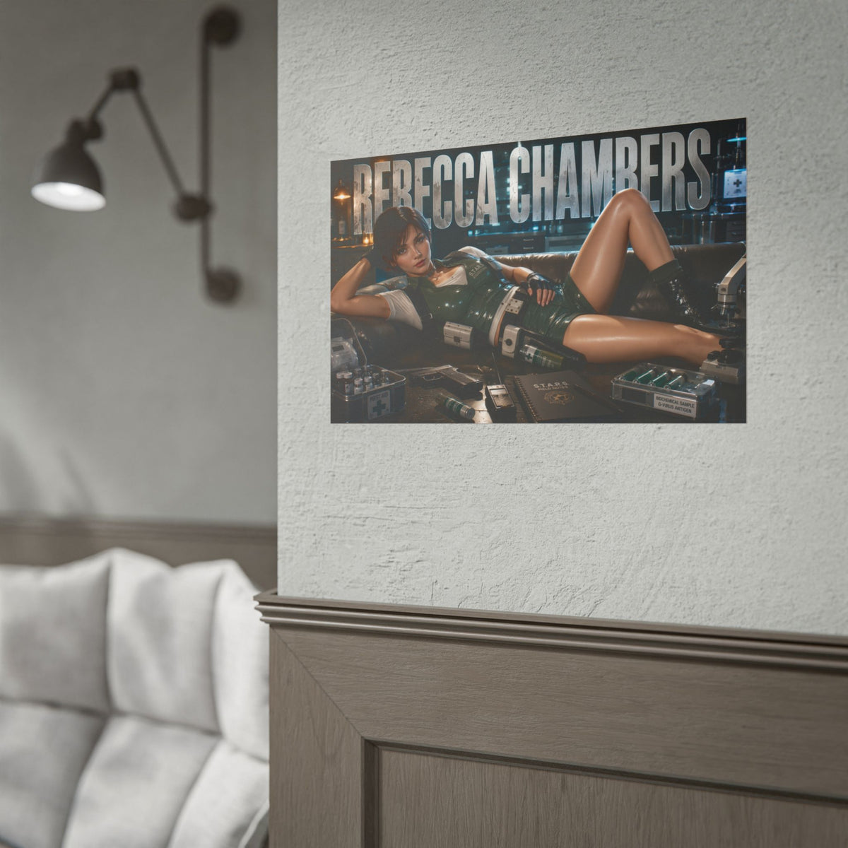 Rebecca Chambers Resident Evil Poster Gaming Wall Art Gamer Room Decor Art Print