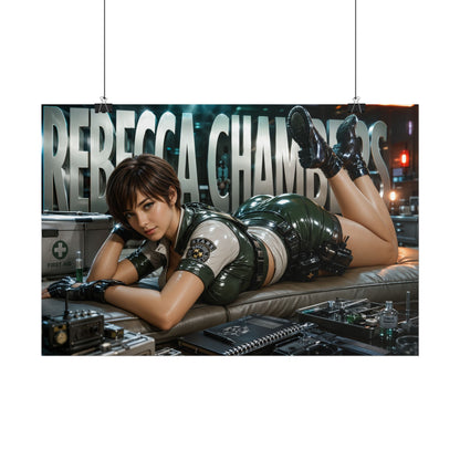 Rebecca Chambers Resident Evil Poster Gaming Wall Art Gamer Room Decor Art Print