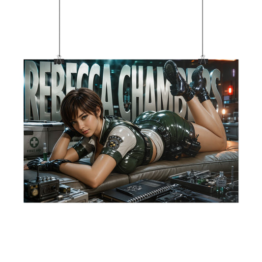 Rebecca Chambers Resident Evil Poster Gaming Wall Art Gamer Room Decor Art Print