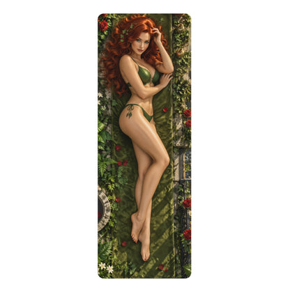 Glamour Poison Ivy Yoga Mat 24x72 Non Slip Fitness Pilates Mat