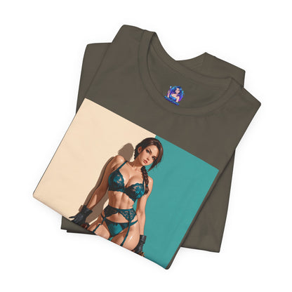 Lara Croft Shirt | Tomb Raider Anime-T-Shirt für Gamer &amp; Sammler | T-Shirt für starke Heldinnen