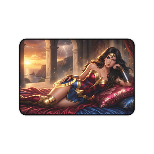 DC Comics Mouse Pad, Wonder Woman Desk Mat, Large Pad