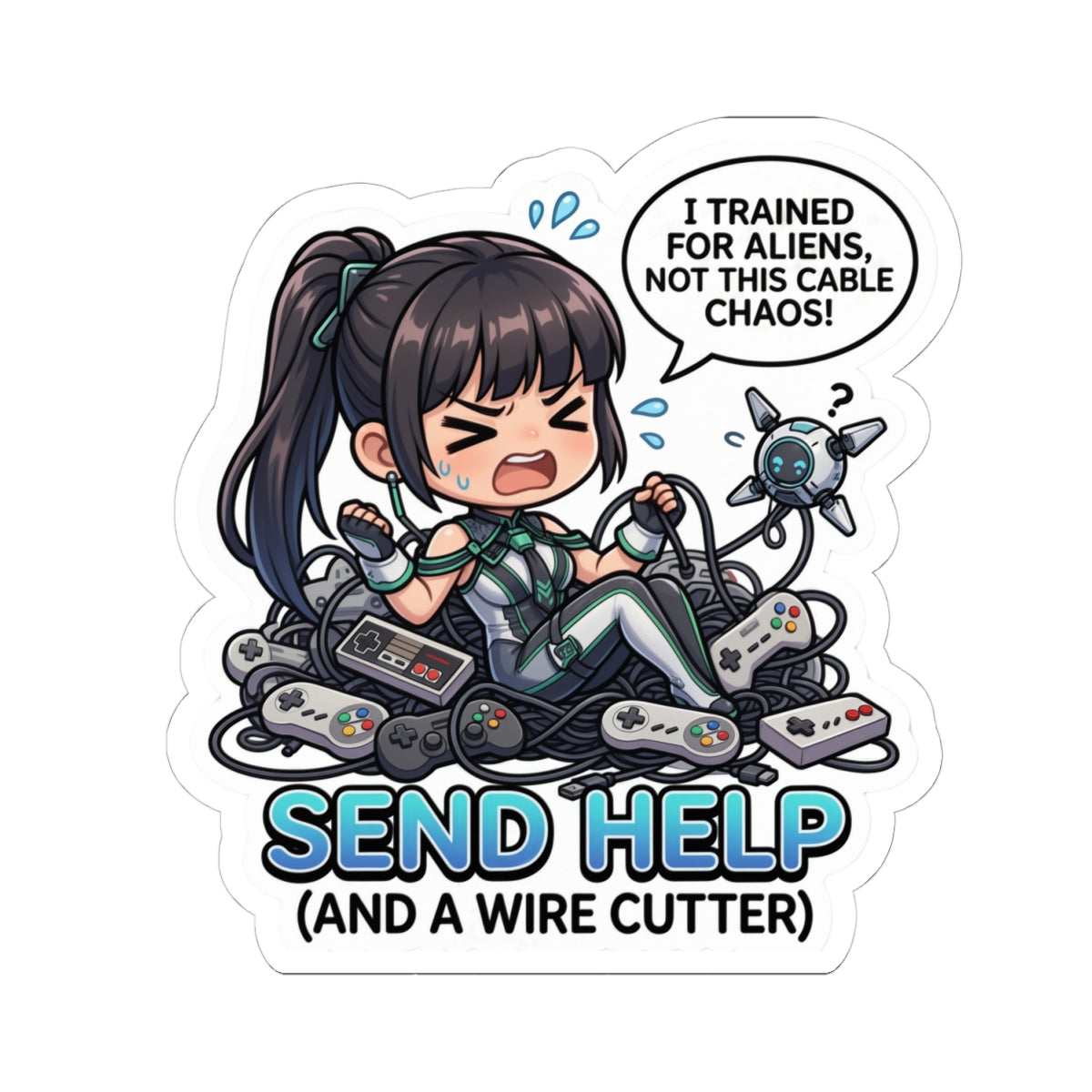 Eve Stellar Blade Aufkleber – Hochwertiger, glänzender Vinylaufkleber für den Innenbereich