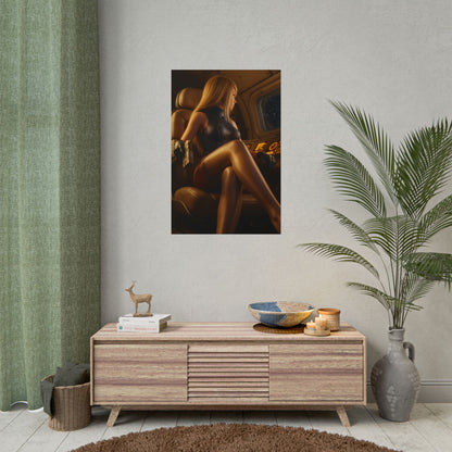 Samus Aran Poster – Sci Fi Wall Art Print, Legendary Space Hero Decor