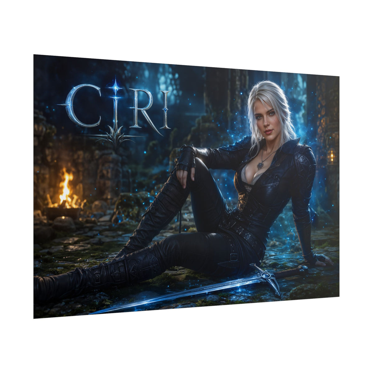 Fantasy Wall Art Ciri The Witcher Poster Room Decor Collector Gift Art Print