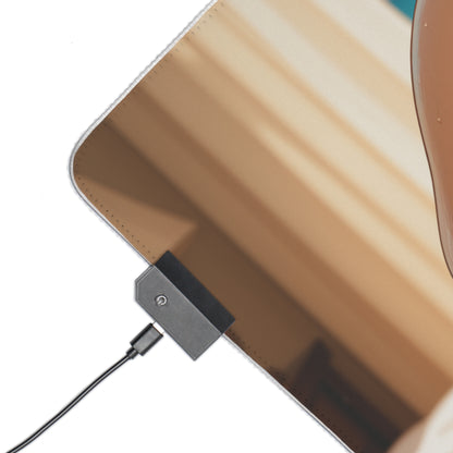 Nami Desk Mat – LED RGB Pad, Waifu Anime Girl Gaming Setup