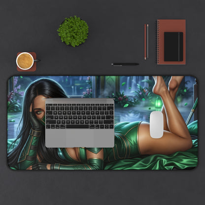 Mortal Kombat Mouse Pad, Jade Desk Mat, Gamer Gift XXL