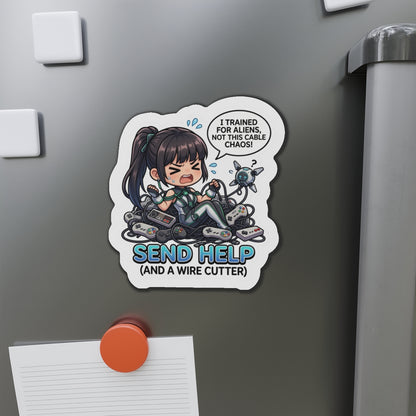 Eve Stellar Blade Magnet – Anime-Sci-Fi-Mädchen-Kühlschrankmagnet, futuristische Dekoration