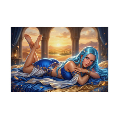 Nefertari Vivi Poster, One Piece Wall Art, Anime Print Decor