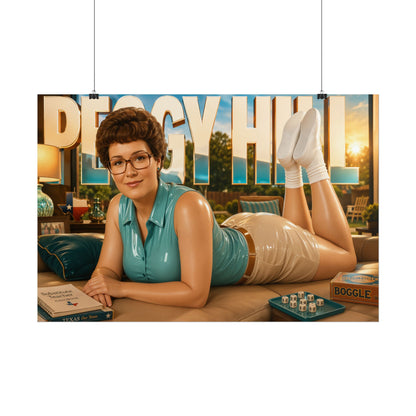 Peggy Hill Character Poster King of the Hill Wall Decor Collectible Art Print