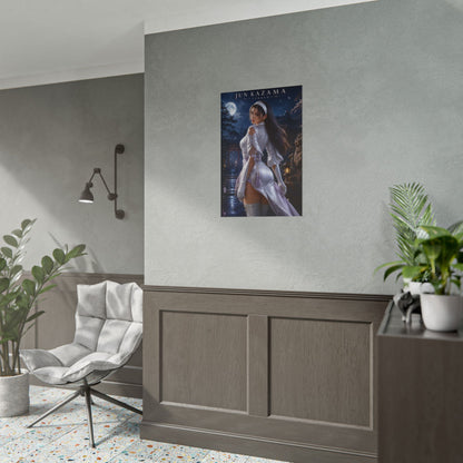 Jun Kazama Poster, Tekken Wall Art, Gaming Print, Fantasy Decor