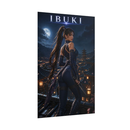 Ibuki Street Fighter Poster Capcom Ninja Wall Art Print Decor
