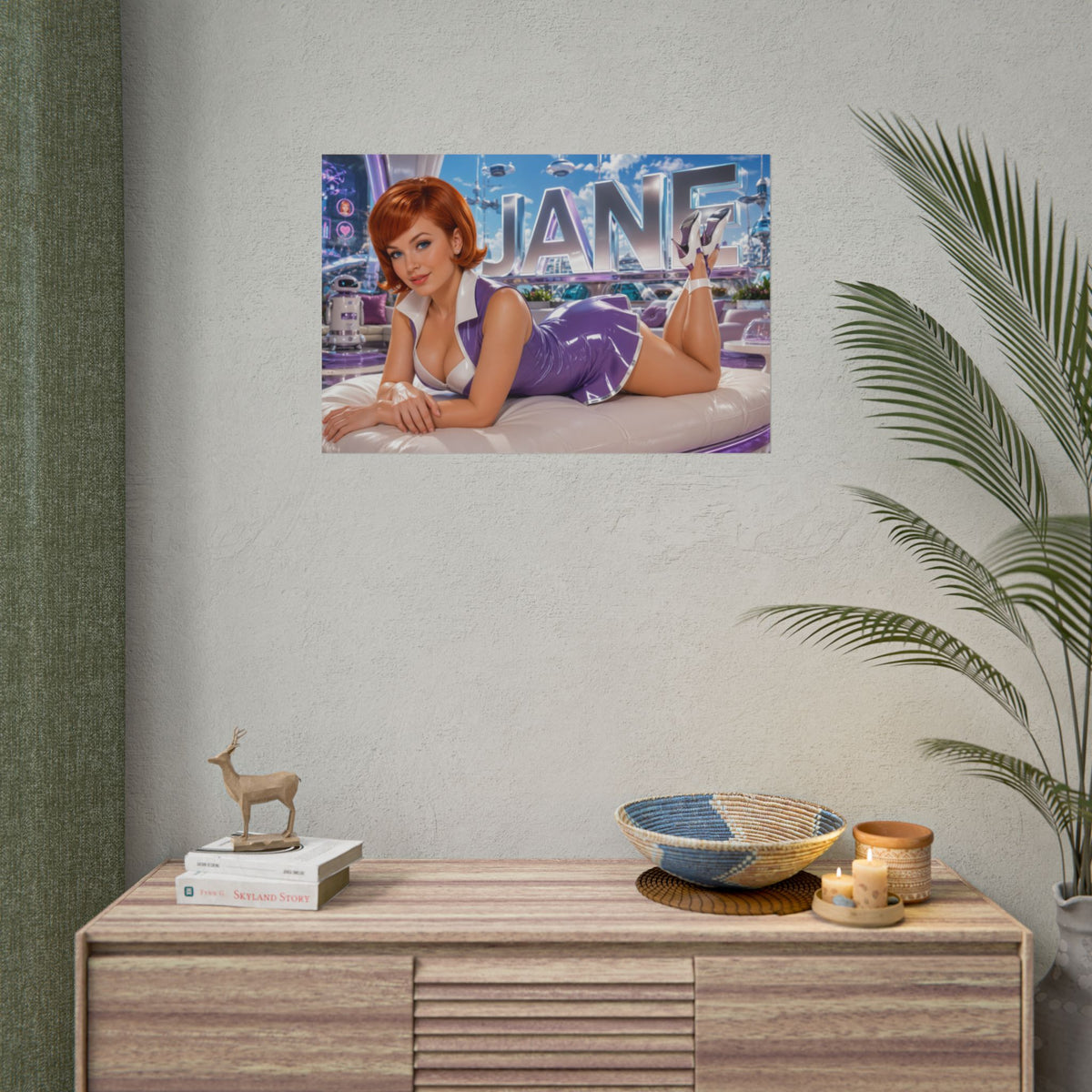 Retro Wall Art Jane Jetson The Jetsons Poster Character Room Decor Art Print
