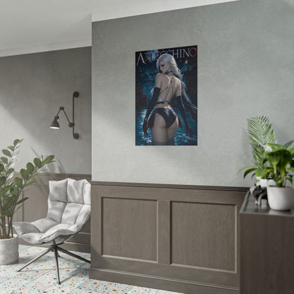 Arlecchino Genshin Impact Poster Anime Wall Art Manga Style Bedroom Room Decor