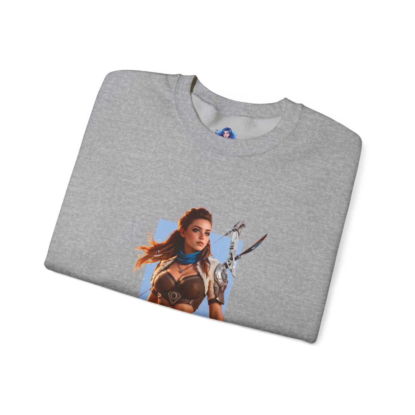 Aloy Sweatshirt, Horizon Rundhalsausschnitt, Gemütliche Gaming-Streetwear für Fans und Sammler