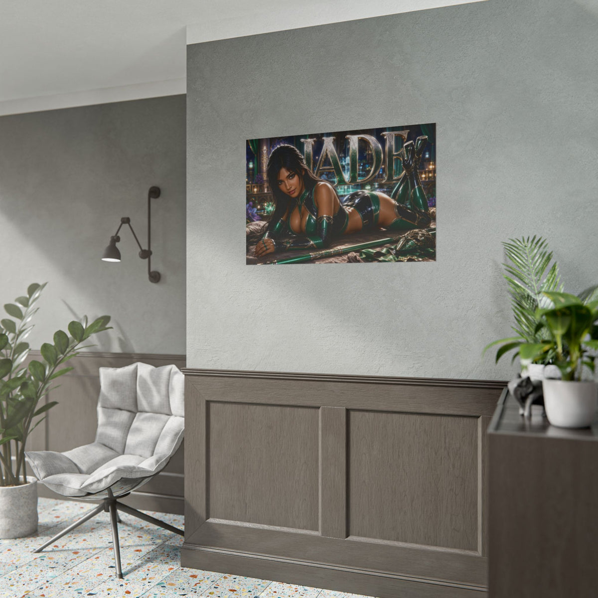 Jade Character Poster Mortal Kombat Gamer Room Wall Art Collectible Decor