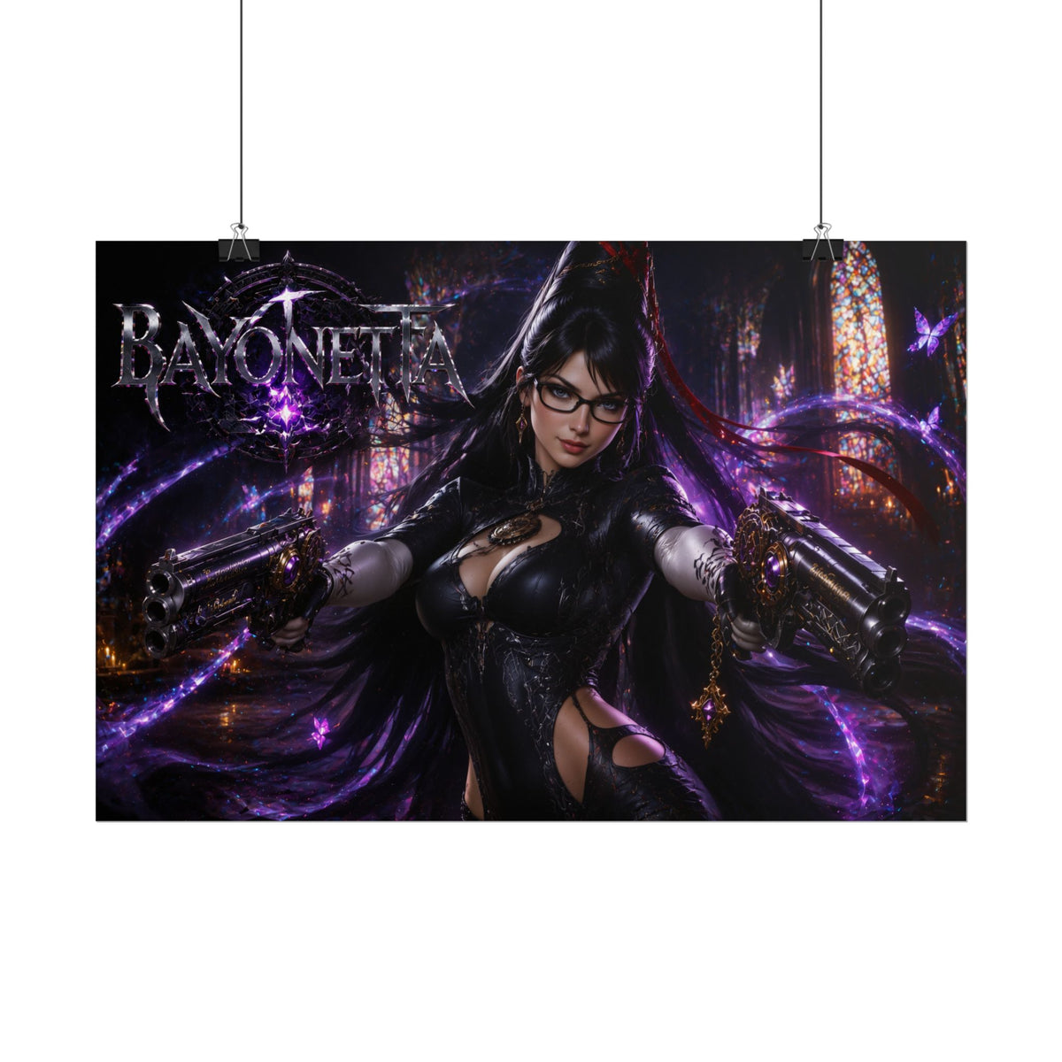 Bayonetta Gaming Poster Wall Art Gamer Room Decor Collectible Print