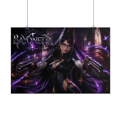 Bayonetta Gaming Poster Wall Art Gamer Room Decor Collectible Print