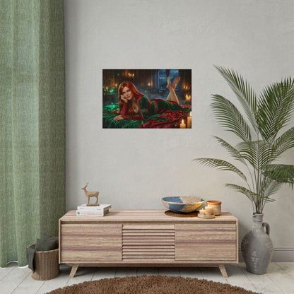 Triss Merigold Poster, The Witcher Wall Art, Fantasy Print Decor