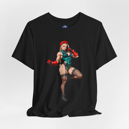 Cammy White T-Shirt | Street Fighter T-Shirt für Gamer &amp; Anime-Fans | Waifu-Grafik-Shirt