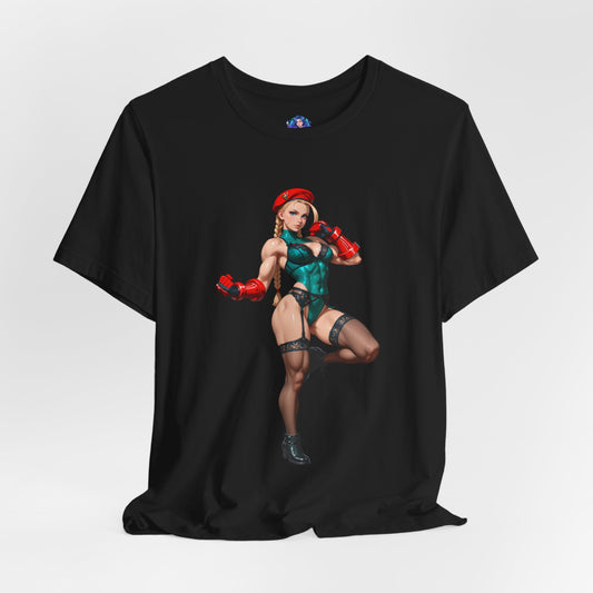 Cammy White T-Shirt | Street Fighter T-Shirt für Gamer &amp; Anime-Fans | Waifu-Grafik-Shirt