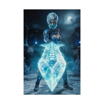 Frost Poster Mortal Kombat Wall Art Print Gaming Room Decor