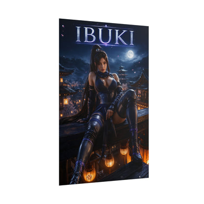 Street Fighter Ibuki Poster Capcom Wall Art Gaming Print Decor