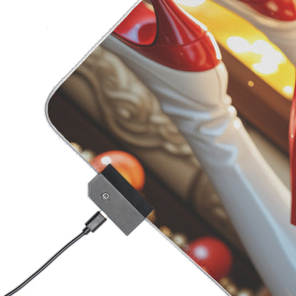 Килимок для столу Sailor Mars – світлодіодний RGB-підкладка, набір для дівчини з аніме Mystic Waifu