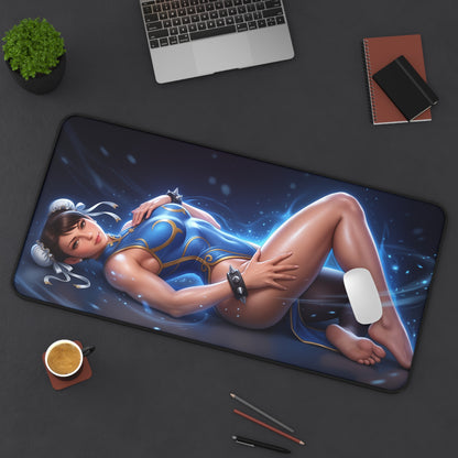 Street Fighter Mouse Pad, Chun-Li Desk Mat, Gamer Gift XXL