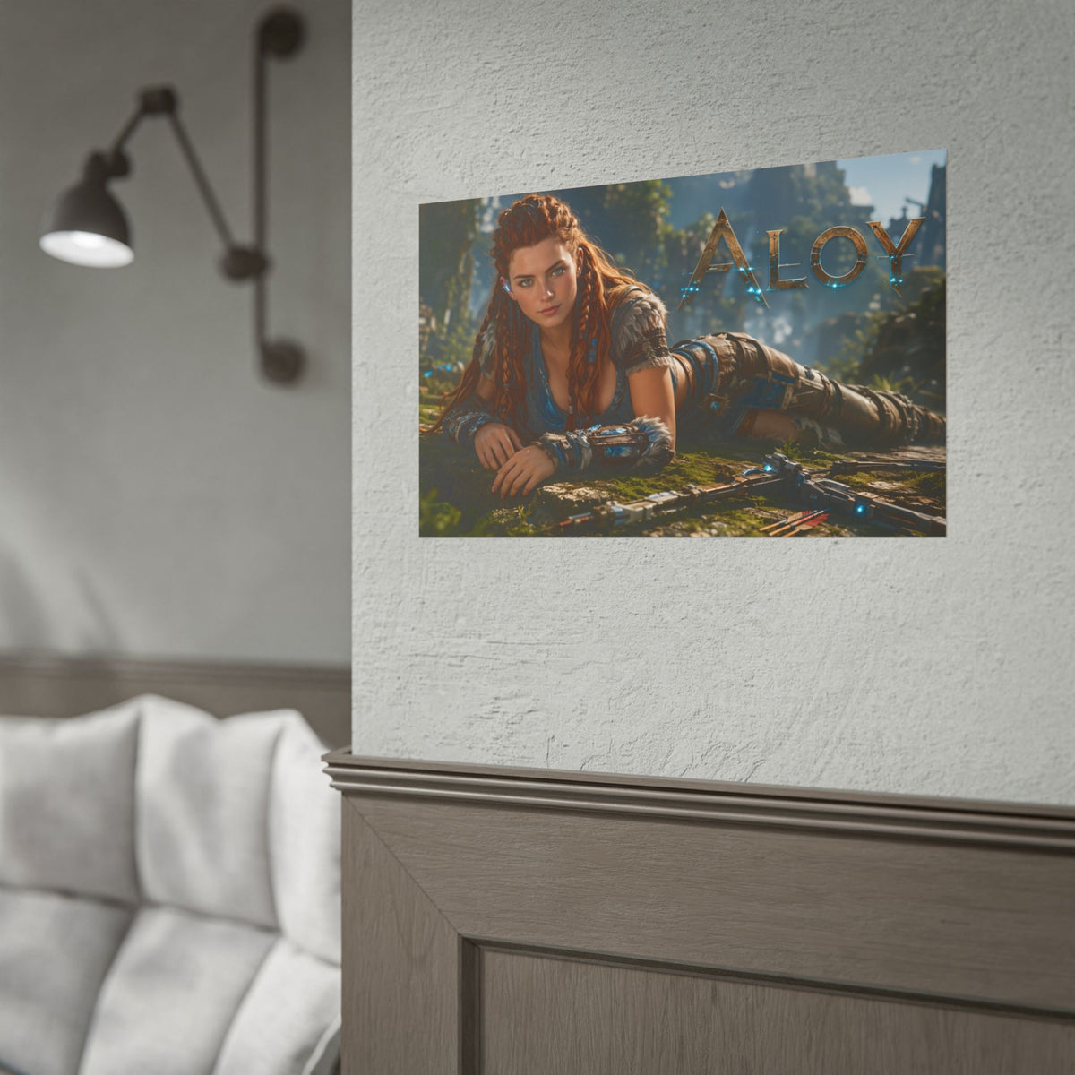 Aloy Horizon Gaming Poster Wall Art Gamer Room Decor Collectible Print