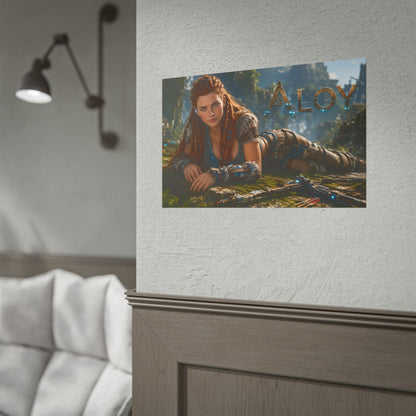 Aloy Horizon Gaming Poster Wall Art Gamer Room Decor Collectible Print