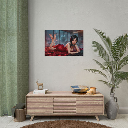 Resident Evil Poster, Ada Wong Wall Art, Gaming Print, Pin Up Decor