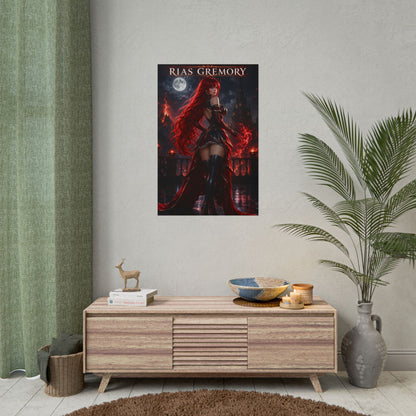 High School DxD Rias Gremory Poster Anime Wall Art Print