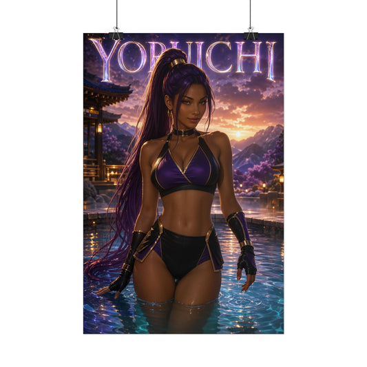 Yoruichi Bleach Anime Poster Character Wall Art Bedroom Decor Collectible Print