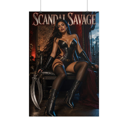 Scandal Savage Character Poster Comic Style Wall Decor Bedroom Collector Gift