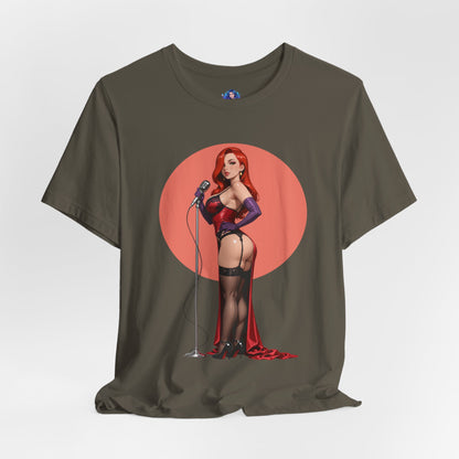 Jessica Rabbit T-Shirt | Kultiges Cartoon-Diva-Shirt für Fans &amp; Sammler | Glamouröses Waifu-Shirt