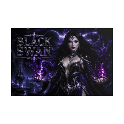 Manga Style Wall Art Black Swan Honkai Star Rail Anime Poster Bedroom Room Decor