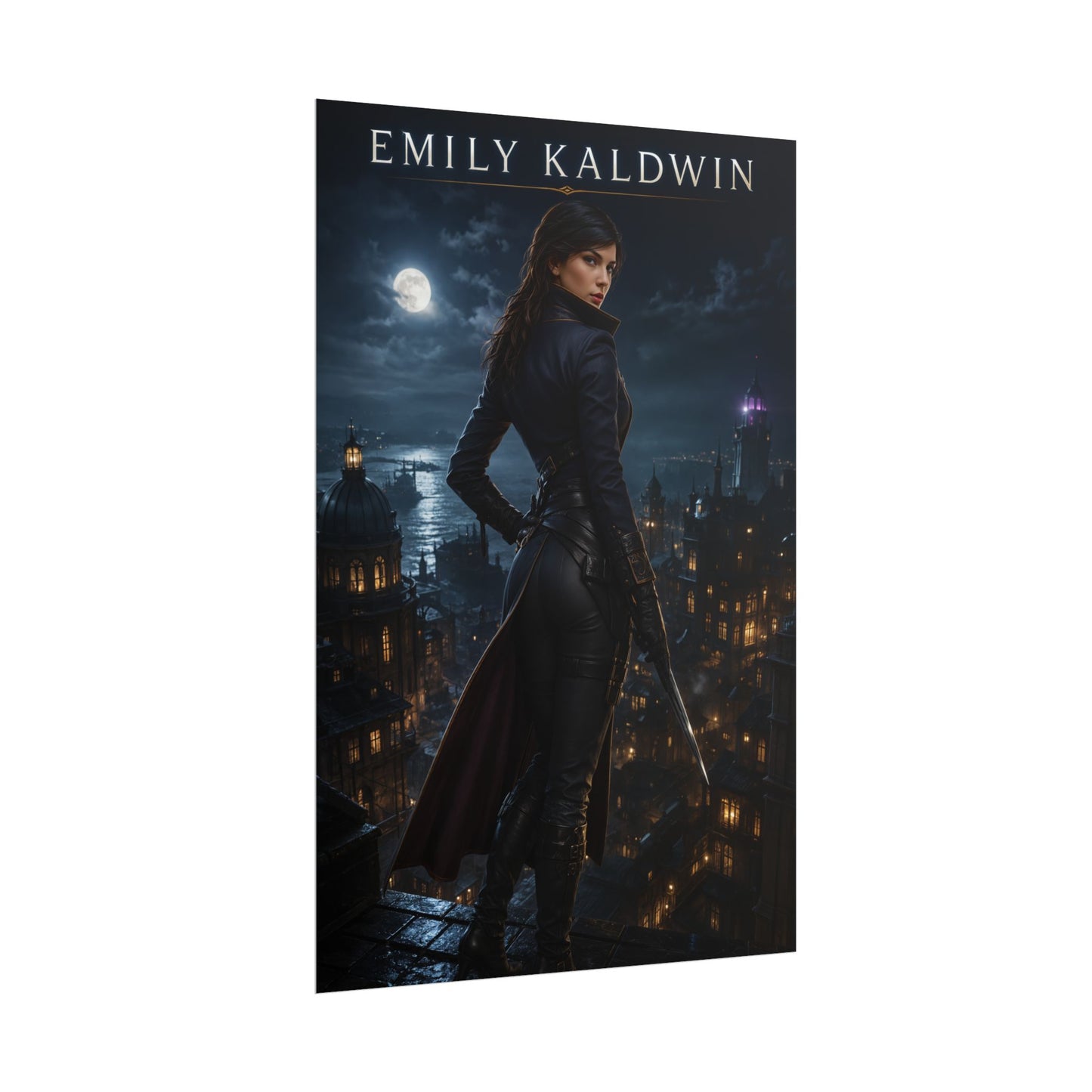 Emily Kaldwin Poster, Dishonored Wall Art, Gaming Poster, Room Decor