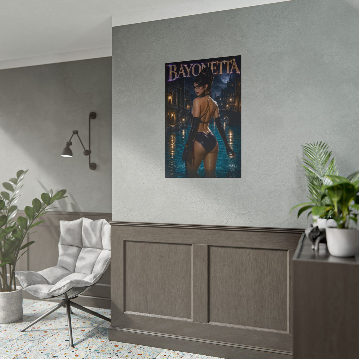 Gaming Wall Art Bayonetta Poster Bedroom Game Room Decor Art Print