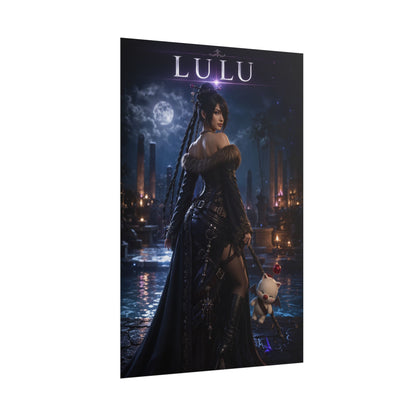 Lulu Final Fantasy Poster, FFX Wall Art, Fantasy Print, Gamer Decor