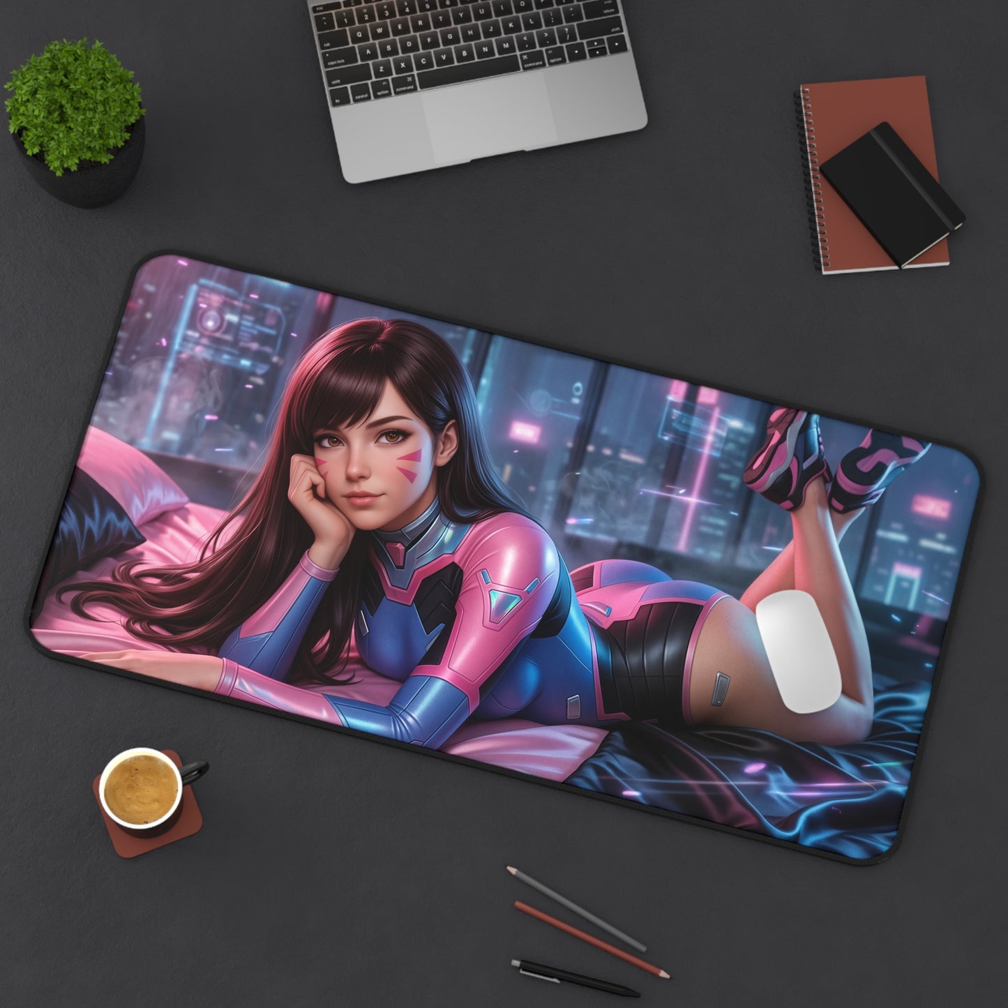 Overwatch Mouse Pad, D.Va Desk Mat, Gamer Gift XXL
