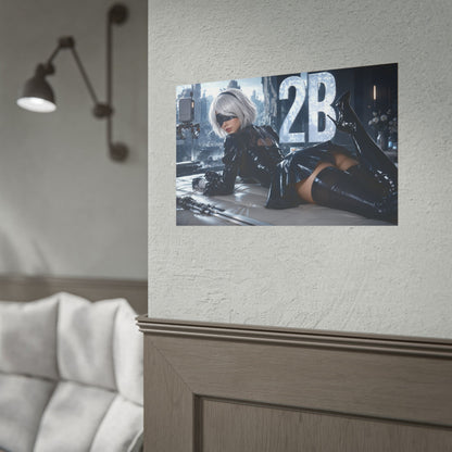 Gaming Wall Art 2B NieR Poster Game Room Decor Gamer Gift Print Wall Decor