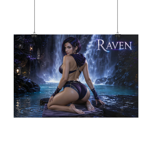 Raven Comic Poster Character Wall Art Collector Room Decor Art Print