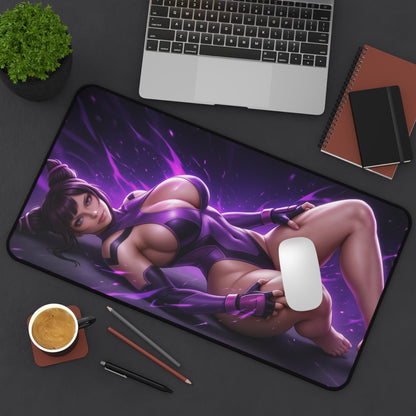 Street Fighter Mouse Pad, Juri Han Desk Mat, Gamer Gift XXL