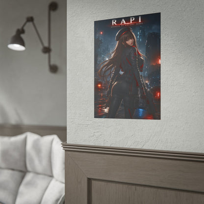 Rapi NIKKE Poster, Goddess of Victory Wall Art, Gaming Print Decor