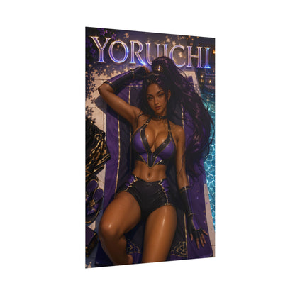 Anime Wall Art Yoruichi Bleach Poster Otaku Room Decor Collector Gift Print
