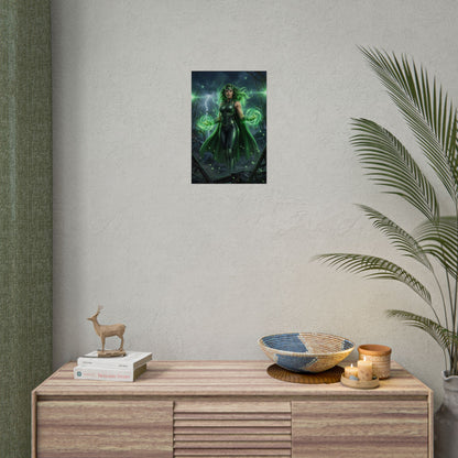 Polaris Poster, Marvel Art Print – Iconic Mutant Heroine Wall Art — vibrant Polaris magnetic powers poster for gamer room or collector display